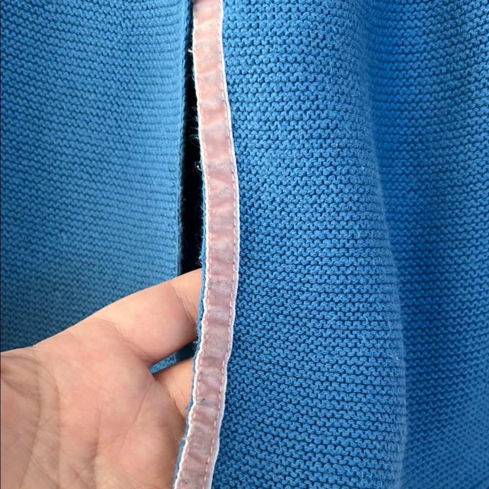 Mini Boden  Blue Knit Cardigan - Picture 4 of 4